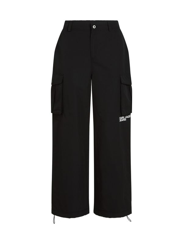 KARL LAGERFELD JEANS KARL LAGERFELD JEANS Карго панталон  черно / бяло