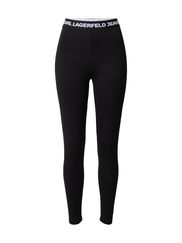 KARL LAGERFELD JEANS KARL LAGERFELD JEANS Клин  черно / мръсно бяло