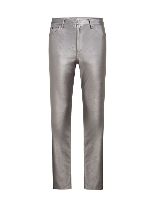 KARL LAGERFELD JEANS KARL LAGERFELD JEANS Панталон  черно / сребърно