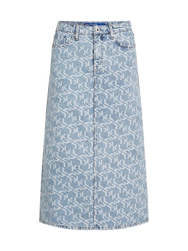 KARL LAGERFELD JEANS KARL LAGERFELD JEANS Пола  син деним / пастелно синьо