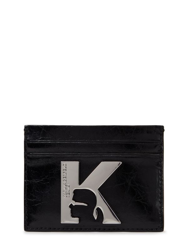 KARL LAGERFELD JEANS KARL LAGERFELD JEANS Портмоне  черно / сребърно