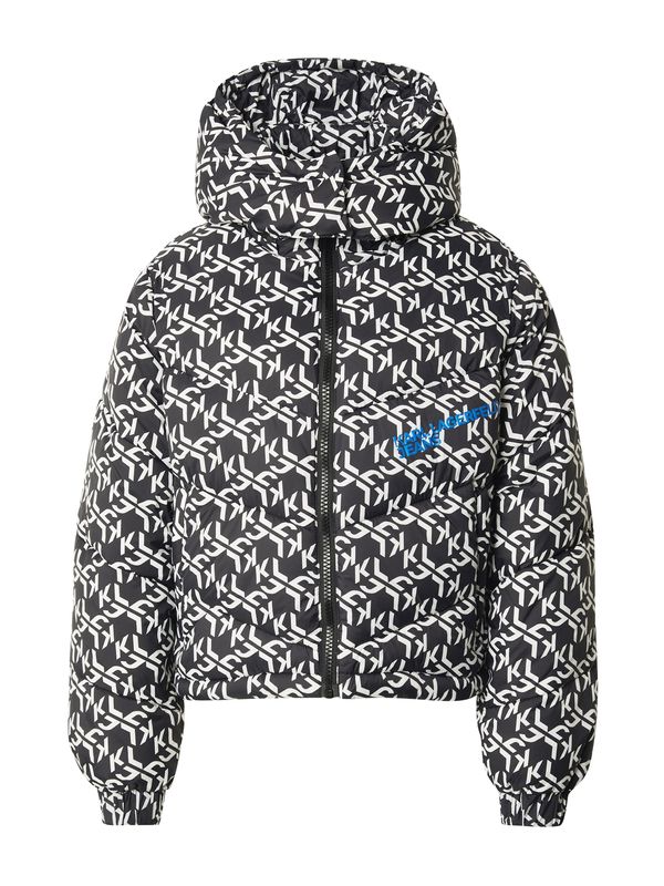 KARL LAGERFELD JEANS KARL LAGERFELD JEANS Преходно яке  кралско синьо / черно / бяло