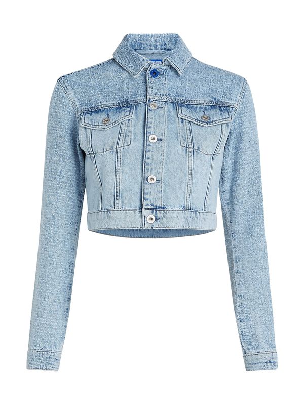 KARL LAGERFELD JEANS KARL LAGERFELD JEANS Преходно яке  синьо / син деним