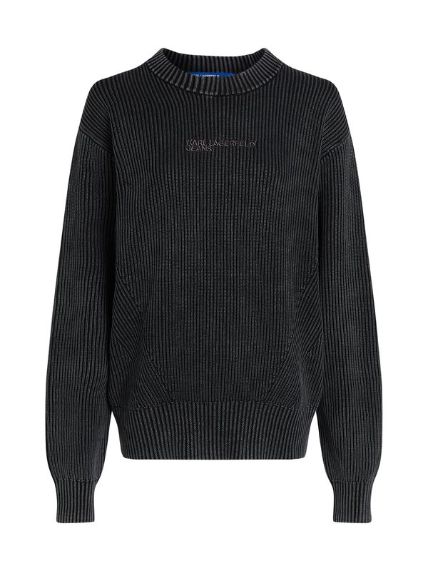 KARL LAGERFELD JEANS KARL LAGERFELD JEANS Пуловер  кафяво / черно