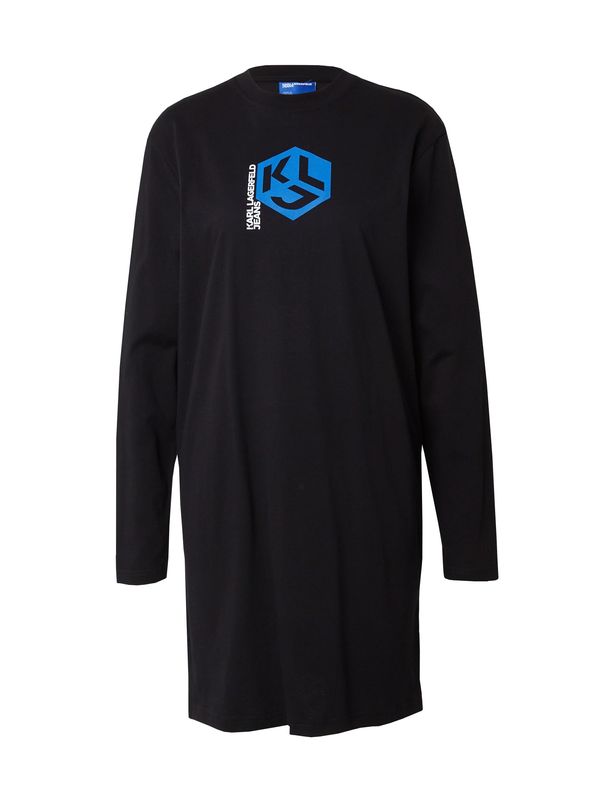 KARL LAGERFELD JEANS KARL LAGERFELD JEANS Рокля  кралско синьо / черно / бяло