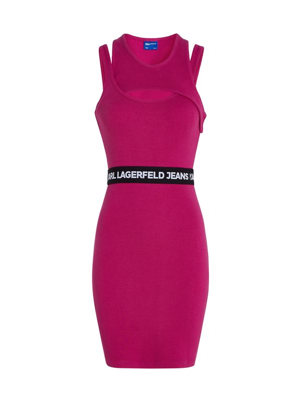 KARL LAGERFELD JEANS KARL LAGERFELD JEANS Рокля  лилав / боровинка / черно