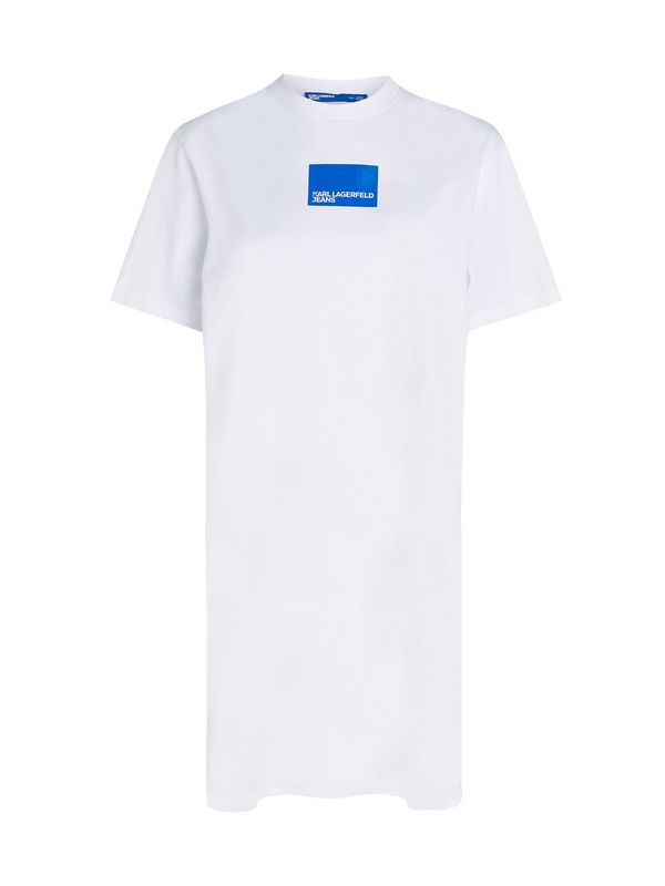 KARL LAGERFELD JEANS KARL LAGERFELD JEANS Рокля  синьо / бяло