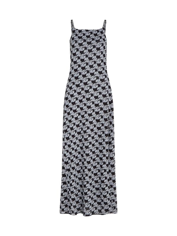 KARL LAGERFELD JEANS KARL LAGERFELD JEANS Рокля  сиво / черно