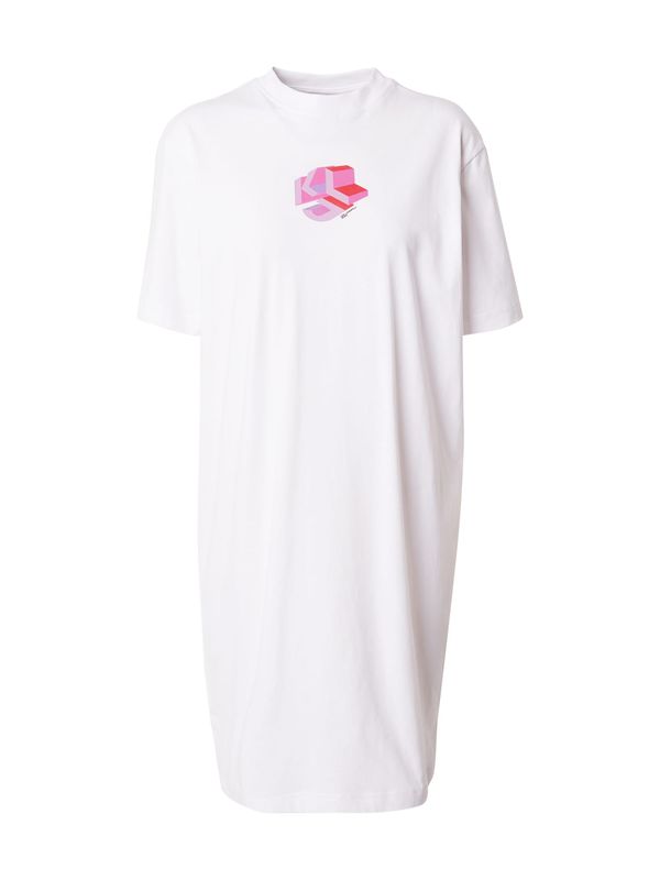 KARL LAGERFELD JEANS KARL LAGERFELD JEANS Рокля  светлолилаво / бледорозово / червено / бяло