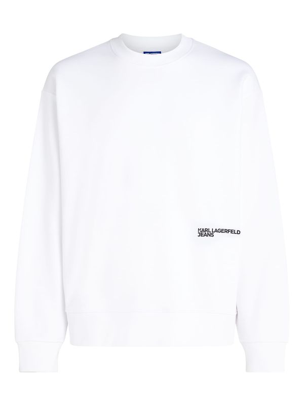 KARL LAGERFELD JEANS KARL LAGERFELD JEANS Суичър  черно / бяло