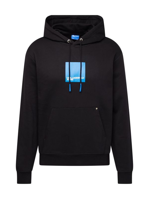 KARL LAGERFELD JEANS KARL LAGERFELD JEANS Суичър  кралско синьо / черно / бяло