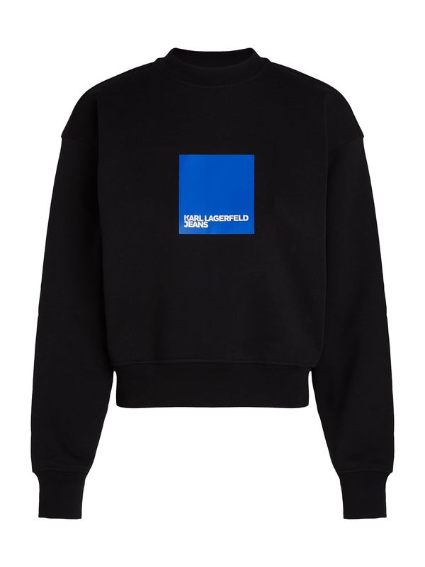 KARL LAGERFELD JEANS KARL LAGERFELD JEANS Суичър  синьо / черно / бяло