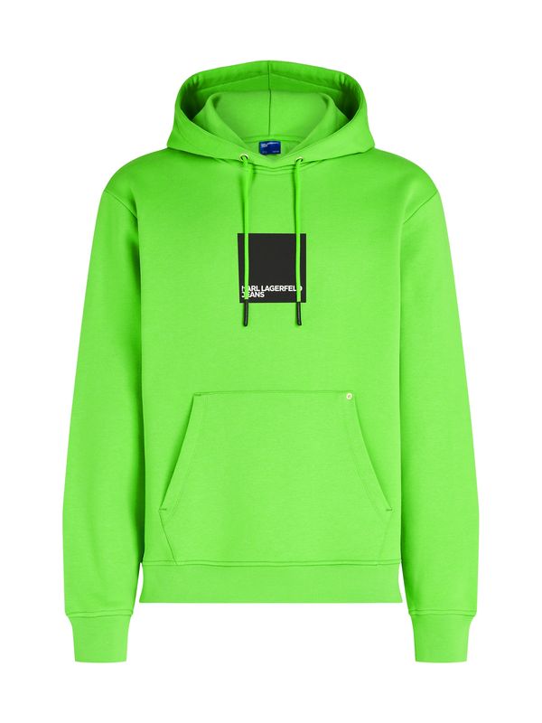 KARL LAGERFELD JEANS KARL LAGERFELD JEANS Суичър  тревнозелено / черно
