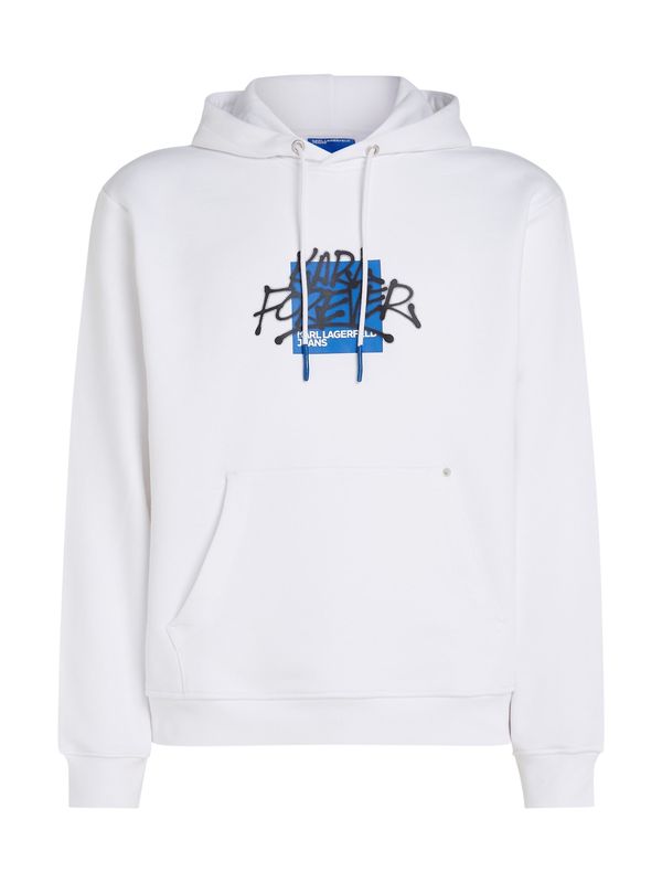 KARL LAGERFELD JEANS KARL LAGERFELD JEANS Суичър 'X Crapule2000'  кралско синьо / черно / бяло