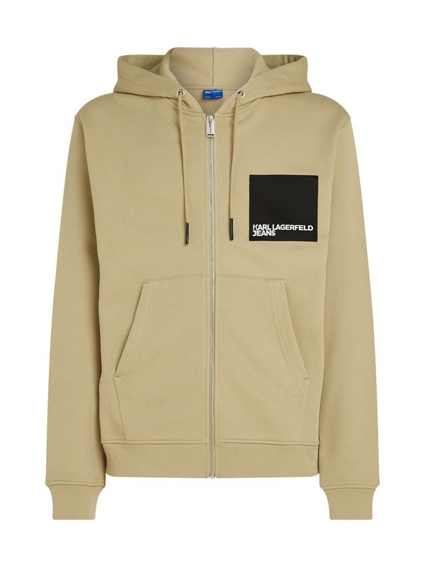 KARL LAGERFELD JEANS KARL LAGERFELD JEANS Суичъри с качулка  каки / черно