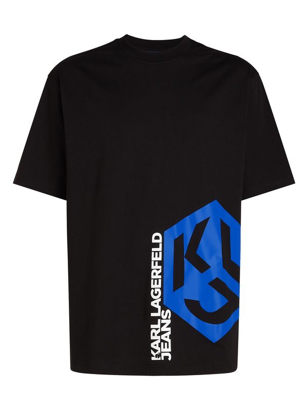 KARL LAGERFELD JEANS KARL LAGERFELD JEANS Тениска  синьо / черно / бяло