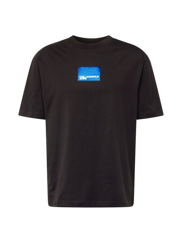 KARL LAGERFELD JEANS KARL LAGERFELD JEANS Тениска  синьо / кралско синьо / черно / бяло