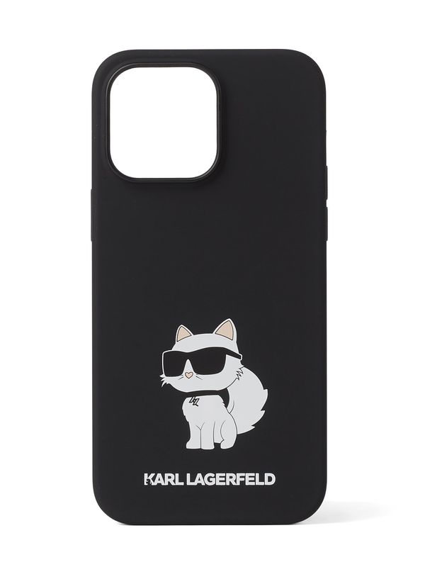 Karl Lagerfeld Karl Lagerfeld Калъф за смартфон ' iPhone 14 Pro Max'  черно / бяло