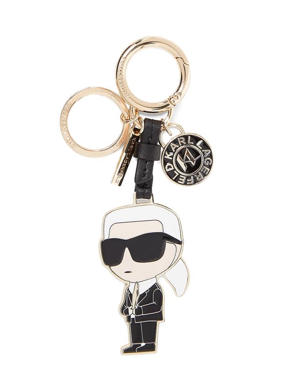 Karl Lagerfeld Karl Lagerfeld Ключодържател ' Ikonik 2.0 '  бежово / злато / черно / бяло