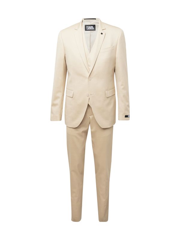Karl Lagerfeld Karl Lagerfeld Костюм  цвят "пясък" / черно