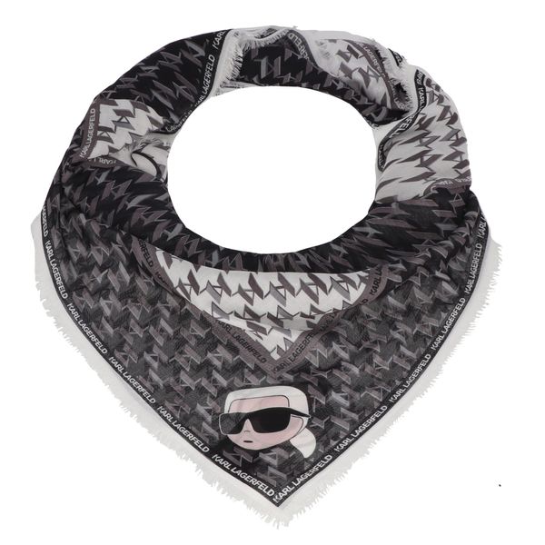 Karl Lagerfeld Karl Lagerfeld Кърпи  сиво / черно