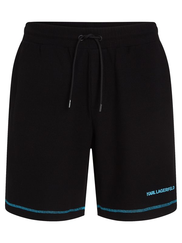 Karl Lagerfeld Karl Lagerfeld Панталон  аквамарин / черно