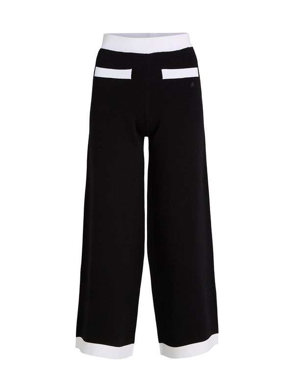 Karl Lagerfeld Karl Lagerfeld Панталон  черно / бяло