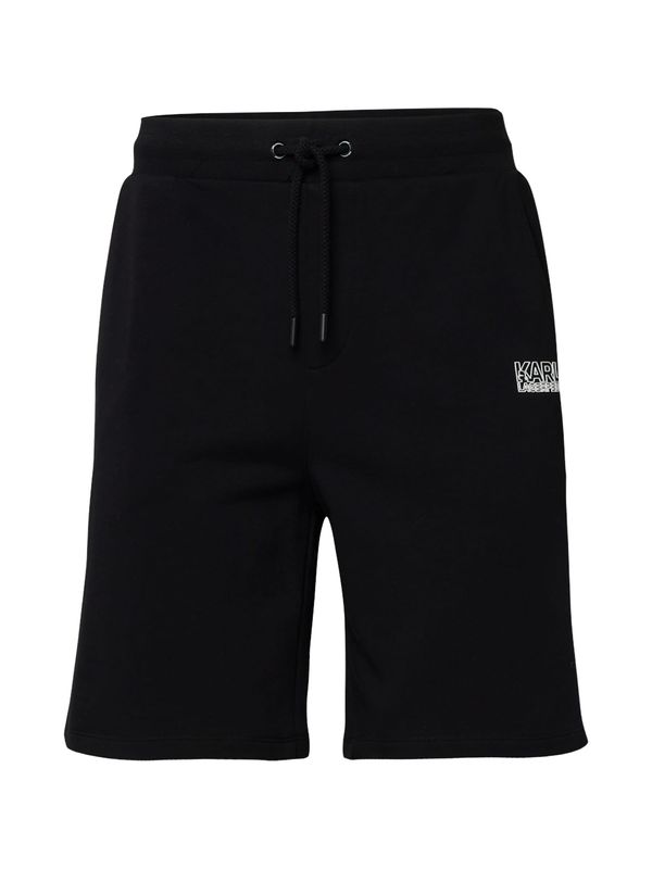 Karl Lagerfeld Karl Lagerfeld Панталон  черно / бяло