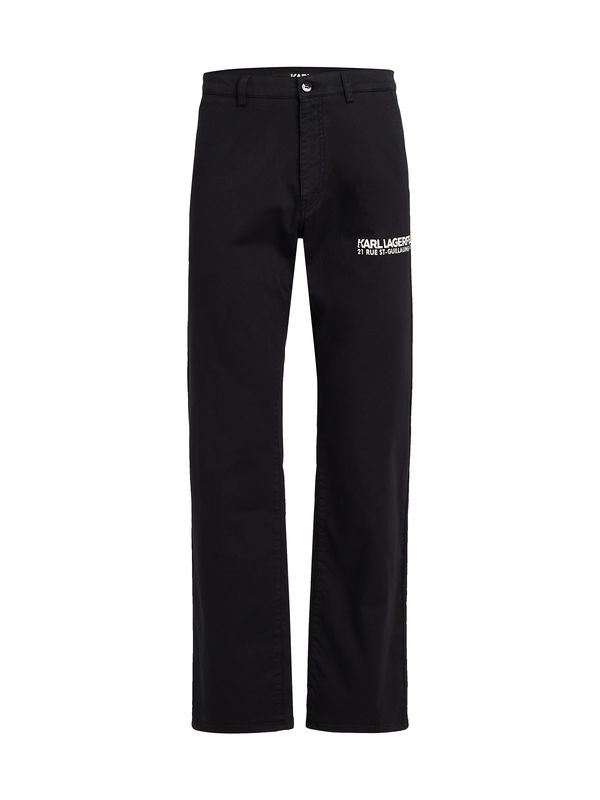 Karl Lagerfeld Karl Lagerfeld Панталон Chino 'Rue St-Guillaume'  жълто / черно