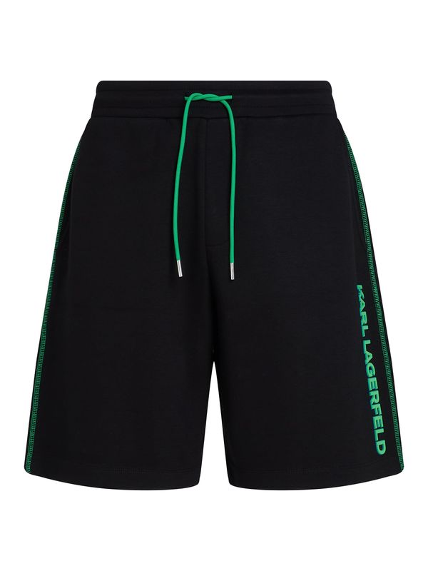 Karl Lagerfeld Karl Lagerfeld Панталон  сиво / черно