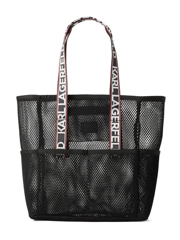 Karl Lagerfeld Karl Lagerfeld Плажна чанта  алено / черно / бяло