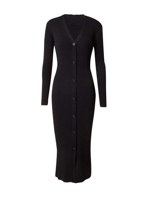 Karl Lagerfeld Karl Lagerfeld Плетена рокля  черно