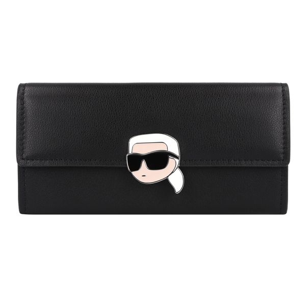 Karl Lagerfeld Karl Lagerfeld Портмоне 'Ikoni2.0'  бежово / черно / бяло