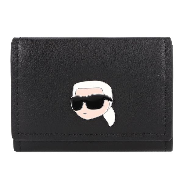 Karl Lagerfeld Karl Lagerfeld Портмоне 'Ikonik 2.0'  бежово / черно / бяло