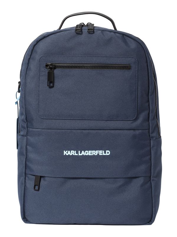 Karl Lagerfeld Karl Lagerfeld Раница  нейви синьо / бяло