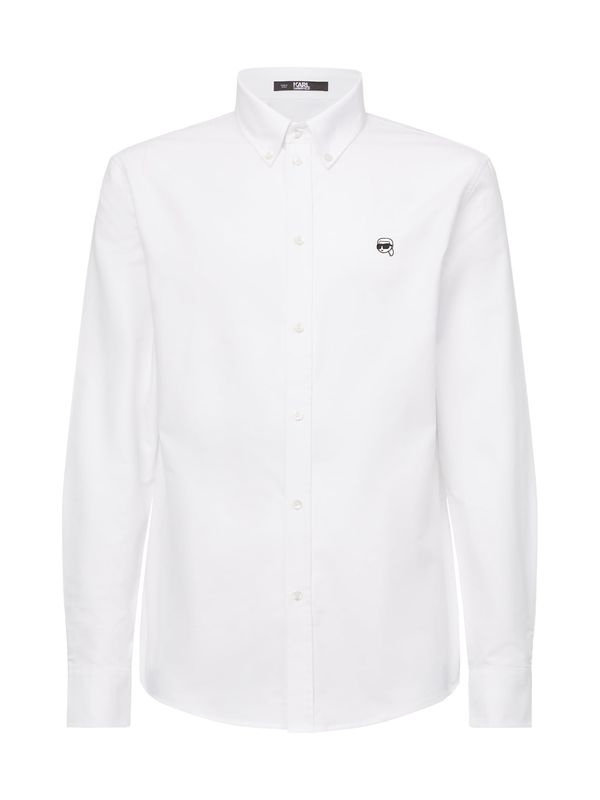 Karl Lagerfeld Karl Lagerfeld Риза 'Ikonik 2.0'  черно / бяло