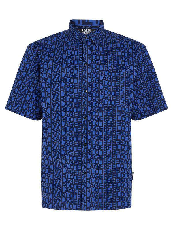 Karl Lagerfeld Karl Lagerfeld Риза  синьо / нейви синьо