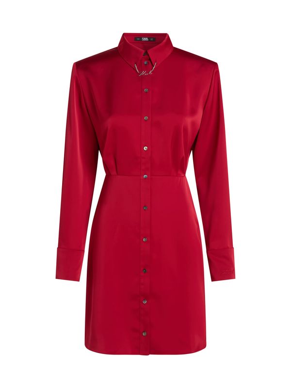 Karl Lagerfeld Karl Lagerfeld Рокля тип риза  червено