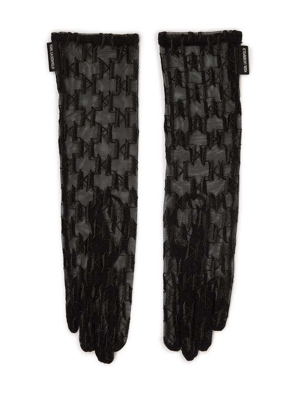 Karl Lagerfeld Karl Lagerfeld Ръкавици с пръсти  черно