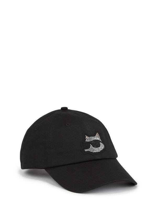 Karl Lagerfeld Karl Lagerfeld Шапка с козирка  сиво / черно