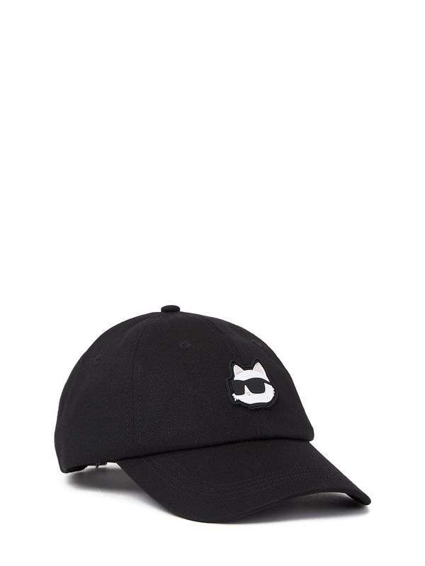 Karl Lagerfeld Karl Lagerfeld Шапка с козирка  телесен цвят / черно / бяло