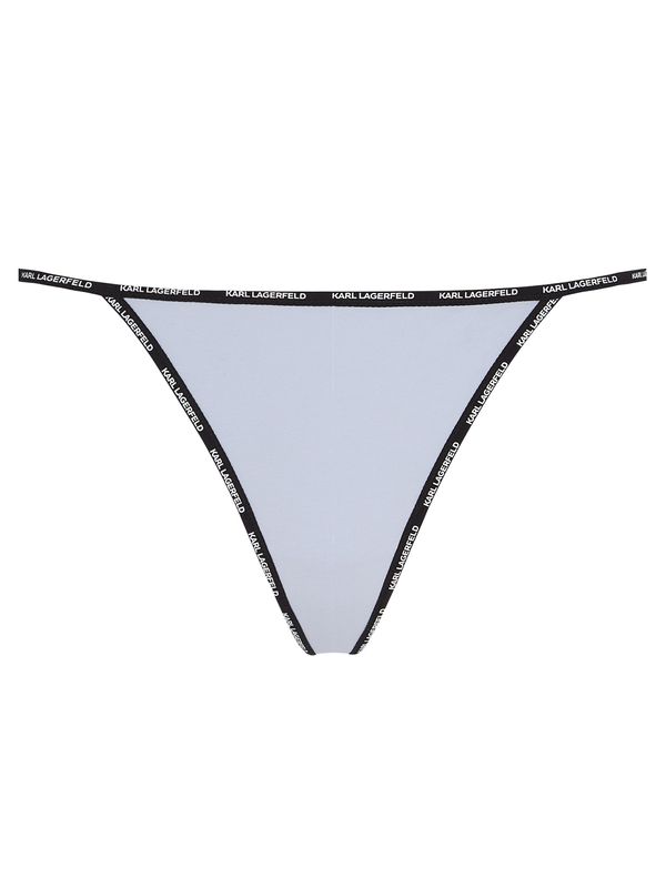 Karl Lagerfeld Karl Lagerfeld Стринг  светлосиньо / черно / бяло