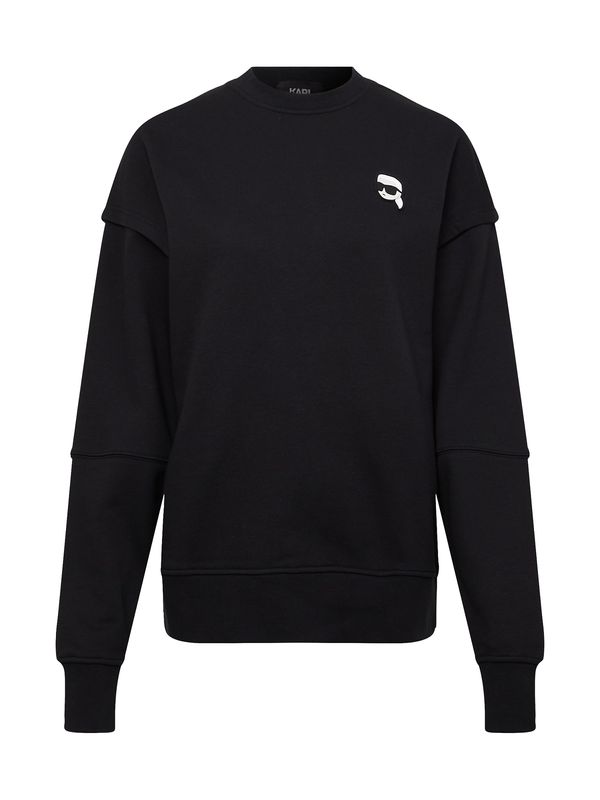 Karl Lagerfeld Karl Lagerfeld Суичър  бежово / черно / бяло