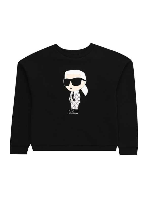 Karl Lagerfeld Karl Lagerfeld Суичър  бежово / черно / бяло