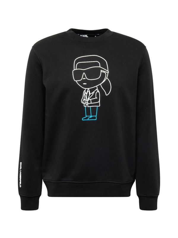 Karl Lagerfeld Karl Lagerfeld Суичър  бежово / светлосиньо / черно