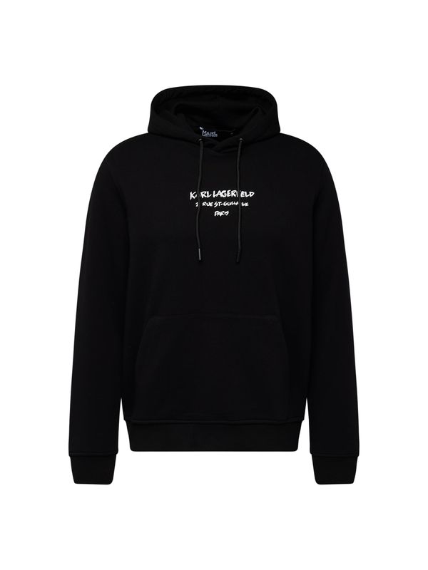 Karl Lagerfeld Karl Lagerfeld Суичър  черно / бяло