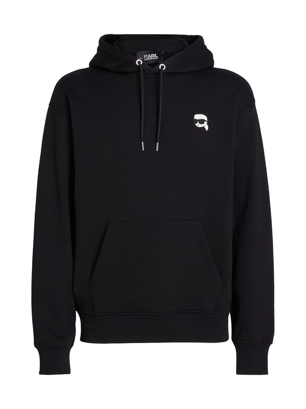 Karl Lagerfeld Karl Lagerfeld Суичър  черно / бяло