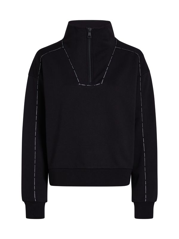 Karl Lagerfeld Karl Lagerfeld Суичър  черно / бяло