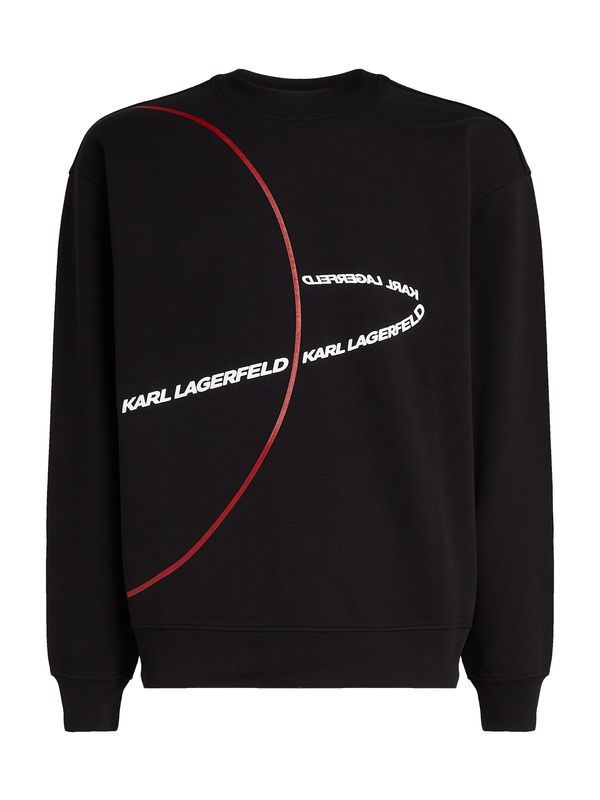 Karl Lagerfeld Karl Lagerfeld Суичър  червено / черно / бяло
