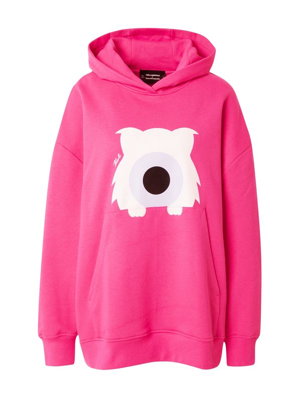 Karl Lagerfeld Karl Lagerfeld Суичър  кремаво / люляк / розово / черно